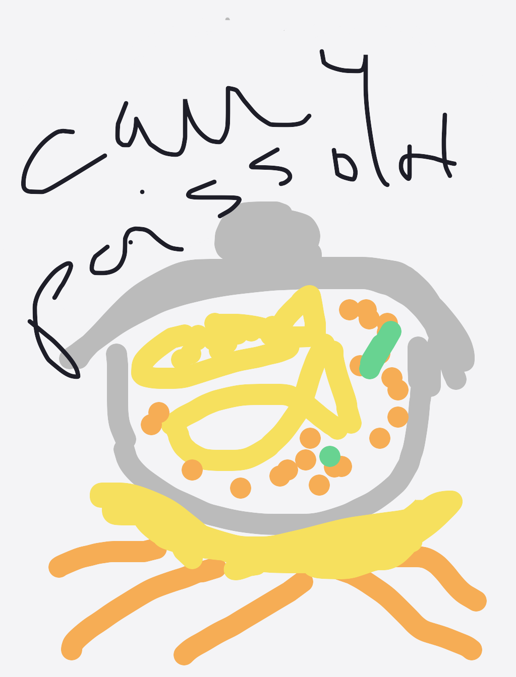 My Meilleur repas du monde — a one-shot sketch by GambelsQuail on The Midnight Gallery daily drawing app.