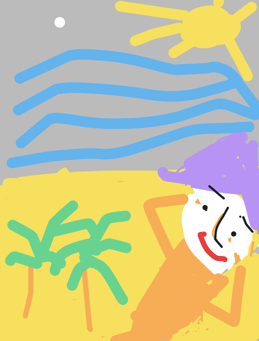 La retraite dans 5 ans — a one-shot sketch by GambelsQuail on The Midnight Gallery daily drawing app.