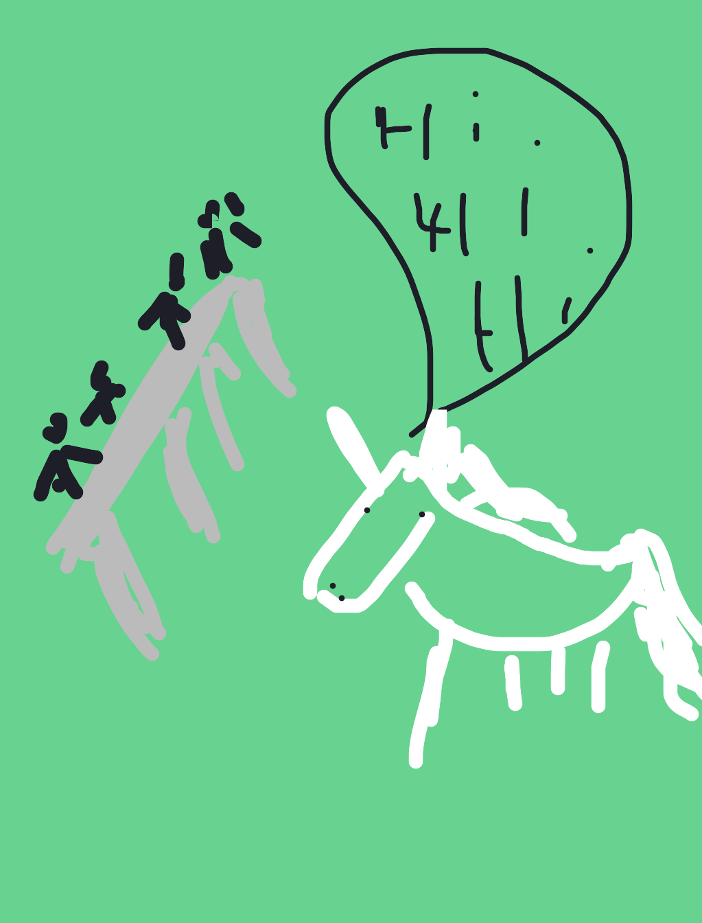 Suis-je embauchée? — a one-shot sketch by GambelsQuail on The Midnight Gallery daily drawing app.