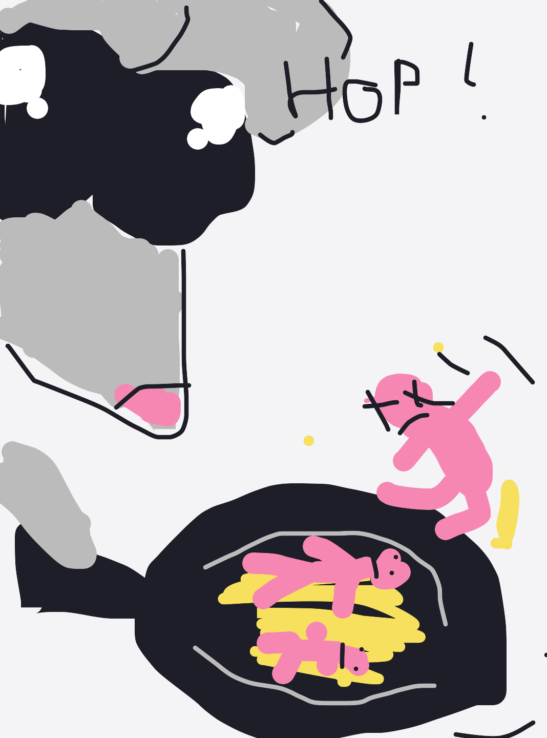My Rat qui cuisine — a one-shot sketch by Airotciv on The Midnight Gallery daily drawing app.