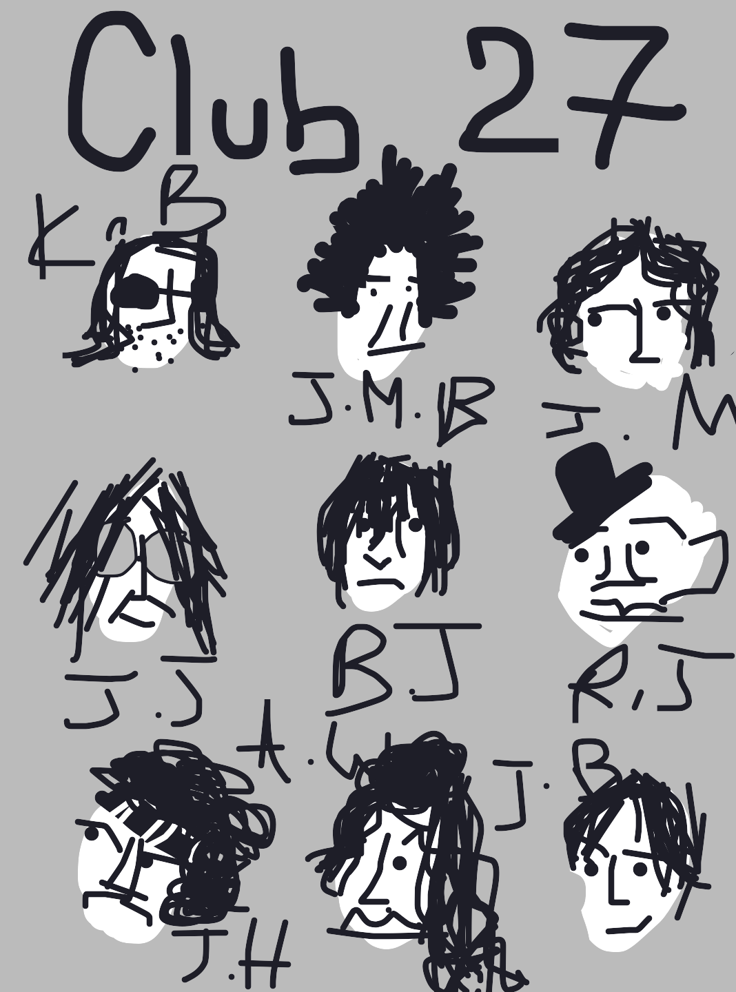 My théorie du complot — a one-shot sketch by xanesan on The Midnight Gallery daily drawing app.