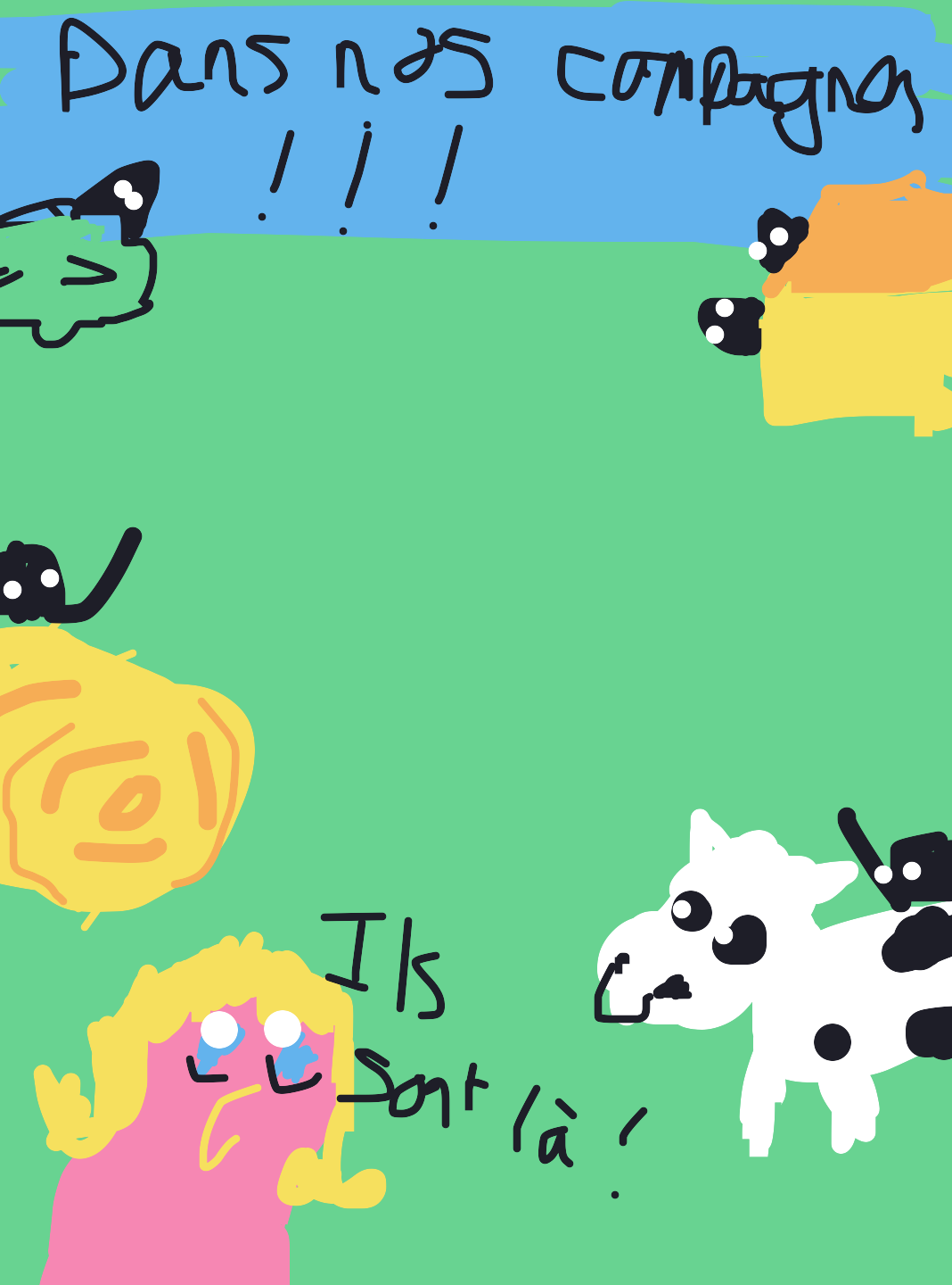 My théorie du complot — a one-shot sketch by Airotciv on The Midnight Gallery daily drawing app.
