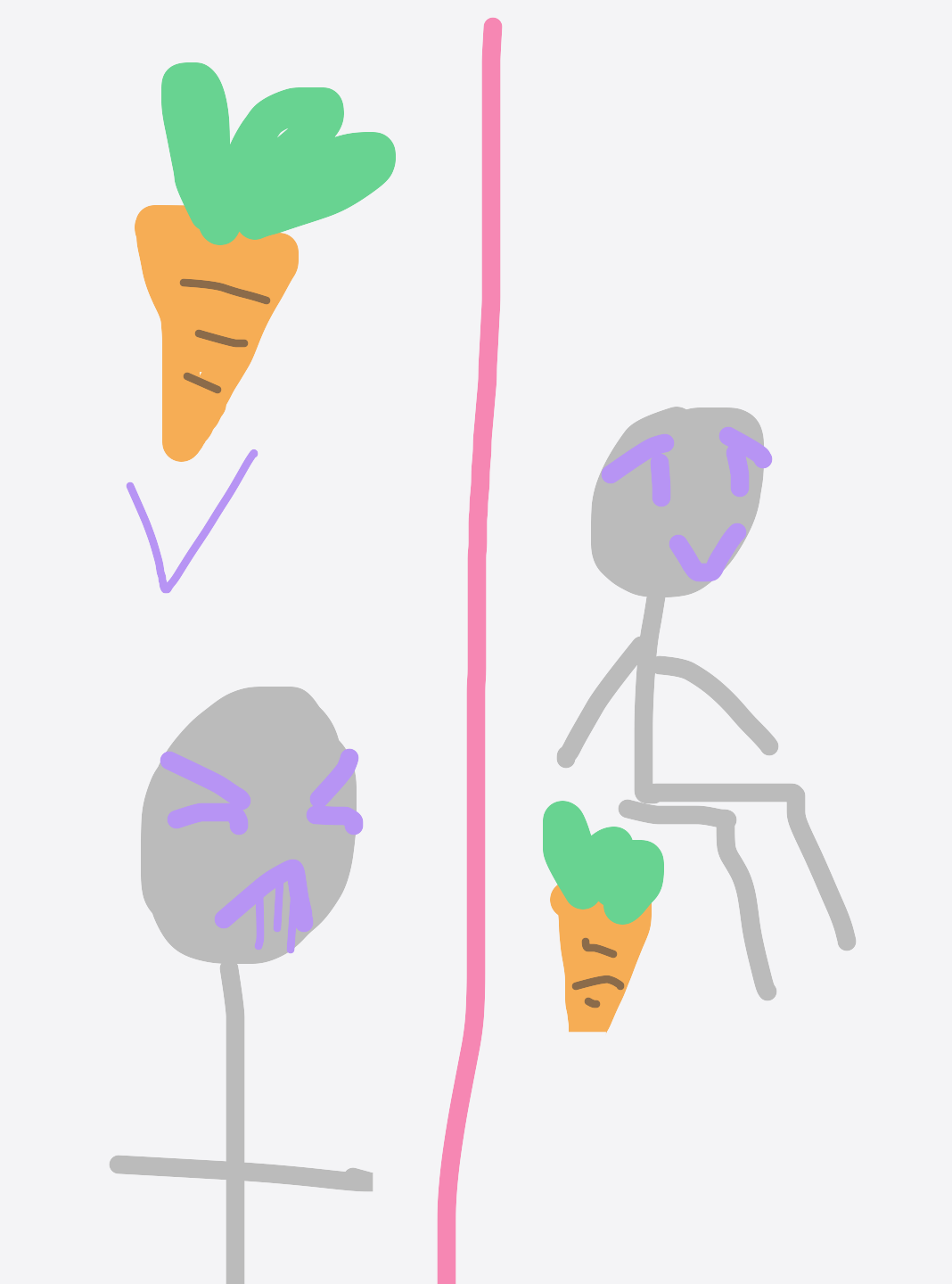 il pense donc caca de l’aliment — a one-shot sketch by xanesan on The Midnight Gallery daily drawing app.