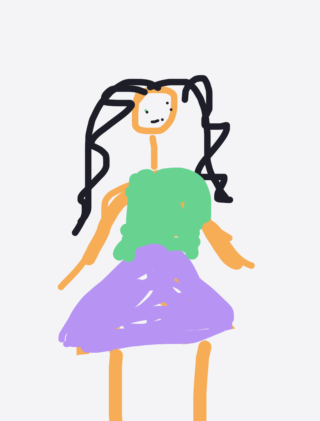 My Moi à 10 ans — a one-shot sketch by GambelsQuail on The Midnight Gallery daily drawing app.