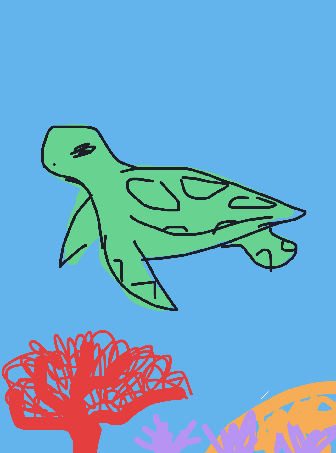 My Favorite animal — a one-shot sketch by FleshfootedShearwater on The Midnight Gallery daily drawing app.
