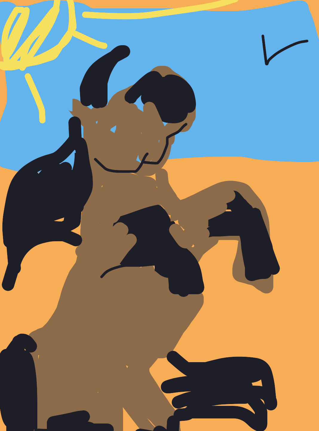 My Animal favori — a one-shot sketch by Airotciv on The Midnight Gallery daily drawing app.
