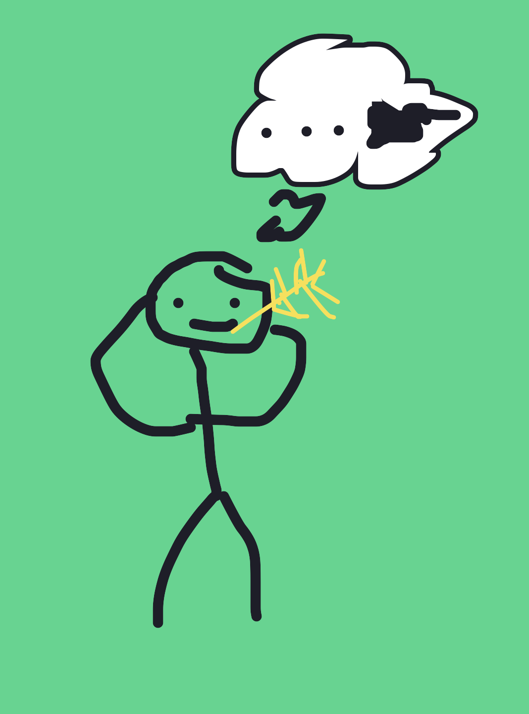 My Vacances de rêve — a one-shot sketch by Airotciv on The Midnight Gallery daily drawing app.