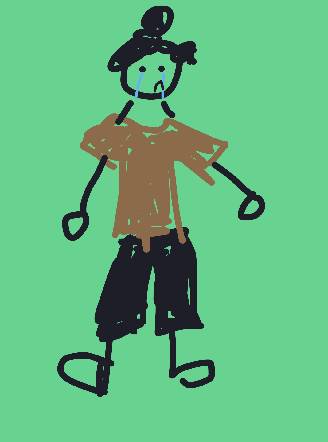 My Outfit of the day — a one-shot sketch by FleshfootedShearwater on The Midnight Gallery daily drawing app.