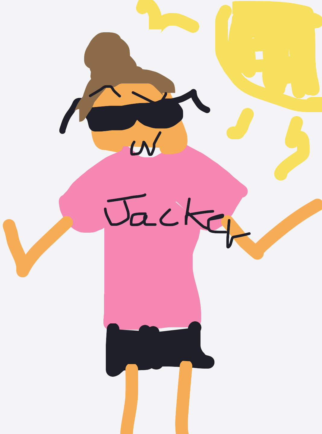 My Outfit du jour — a one-shot sketch by Airotciv on The Midnight Gallery daily drawing app.
