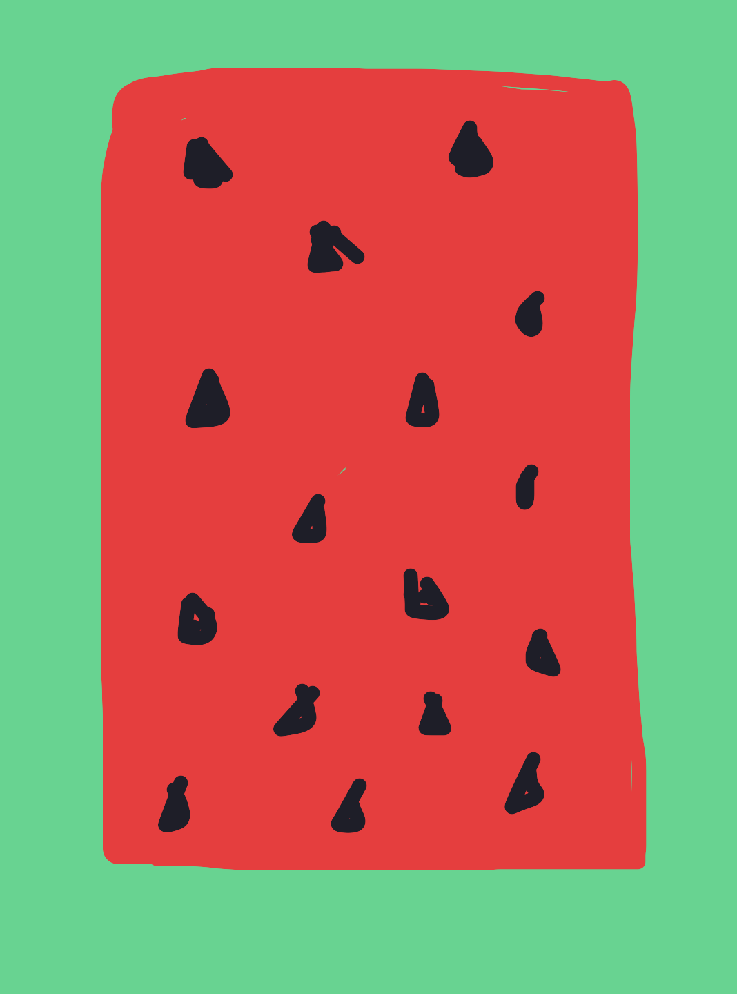 My Watermelon as swimming pool — a one-shot sketch by FleshfootedShearwater on The Midnight Gallery daily drawing app.