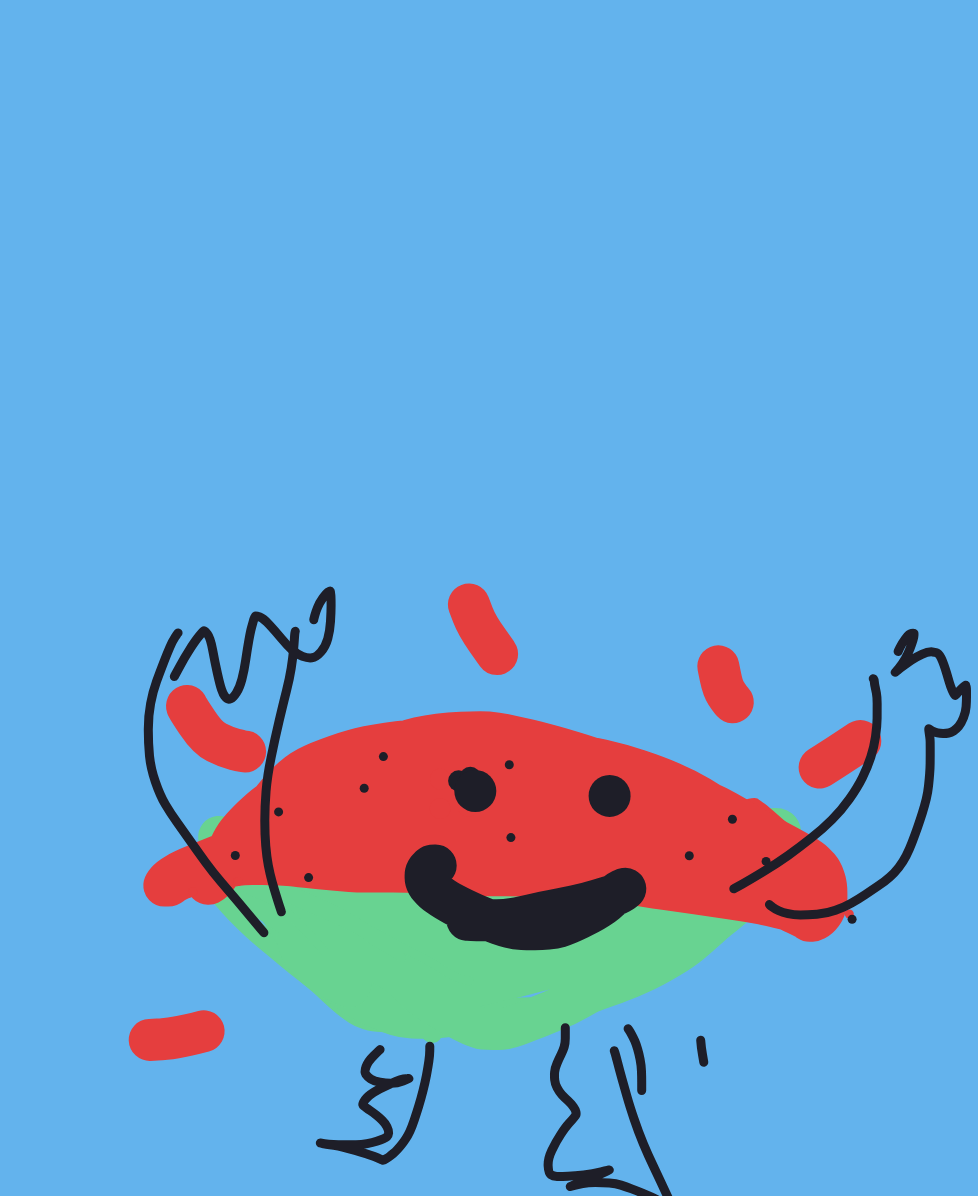 My Piscine de pastèque — a one-shot sketch by ChineseWhiteDolphin on The Midnight Gallery daily drawing app.