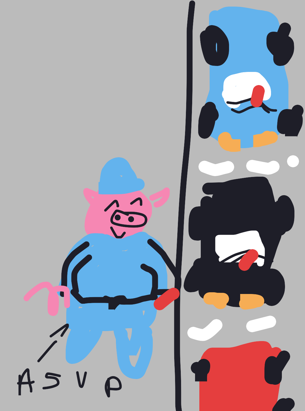 My Trucs qui m’énervent — a one-shot sketch by Airotciv on The Midnight Gallery daily drawing app.