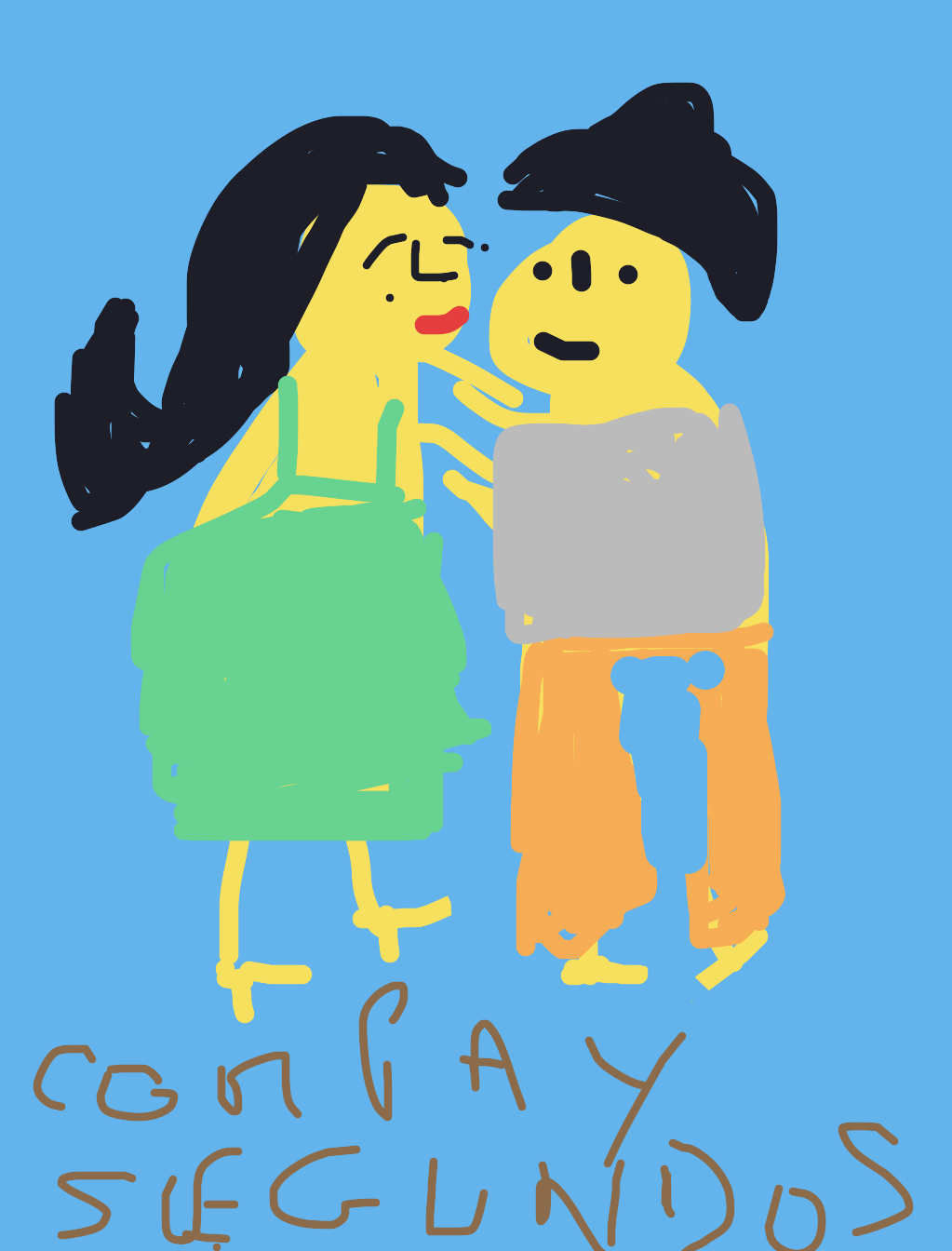 On aime le tangooooooo💖 — a one-shot sketch by GambelsQuail on The Midnight Gallery daily drawing app.