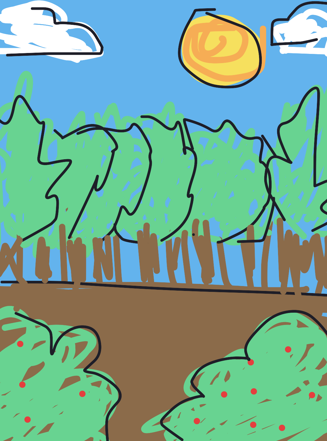 My Best spot to poop — a one-shot sketch by FleshfootedShearwater on The Midnight Gallery daily drawing app.