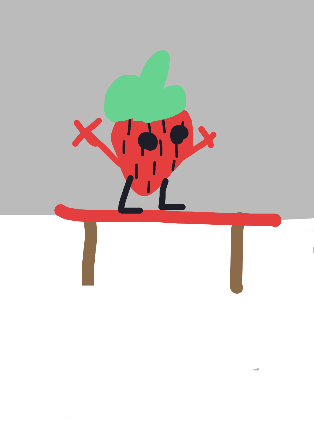 My Fruit faisant une action — a one-shot sketch by xanesan on The Midnight Gallery daily drawing app.