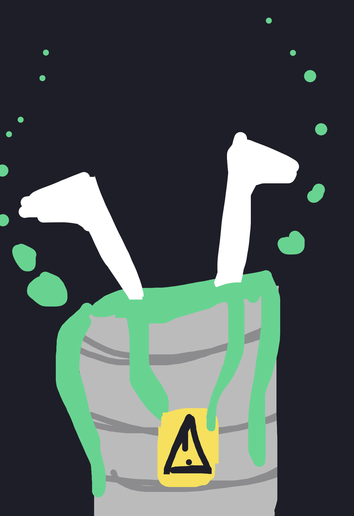 My Comment cacher un corps — a one-shot sketch by Asari on The Midnight Gallery daily drawing app.