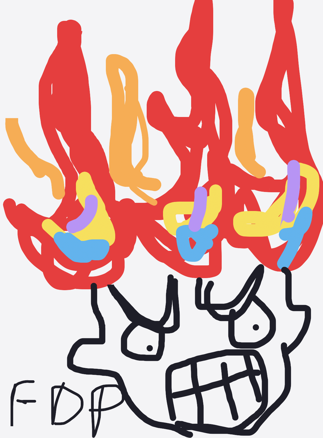 My Quand je perds à Mario kart juste sur la fin — a one-shot sketch by ThickbilledVireo8093 on The Midnight Gallery daily drawing app.