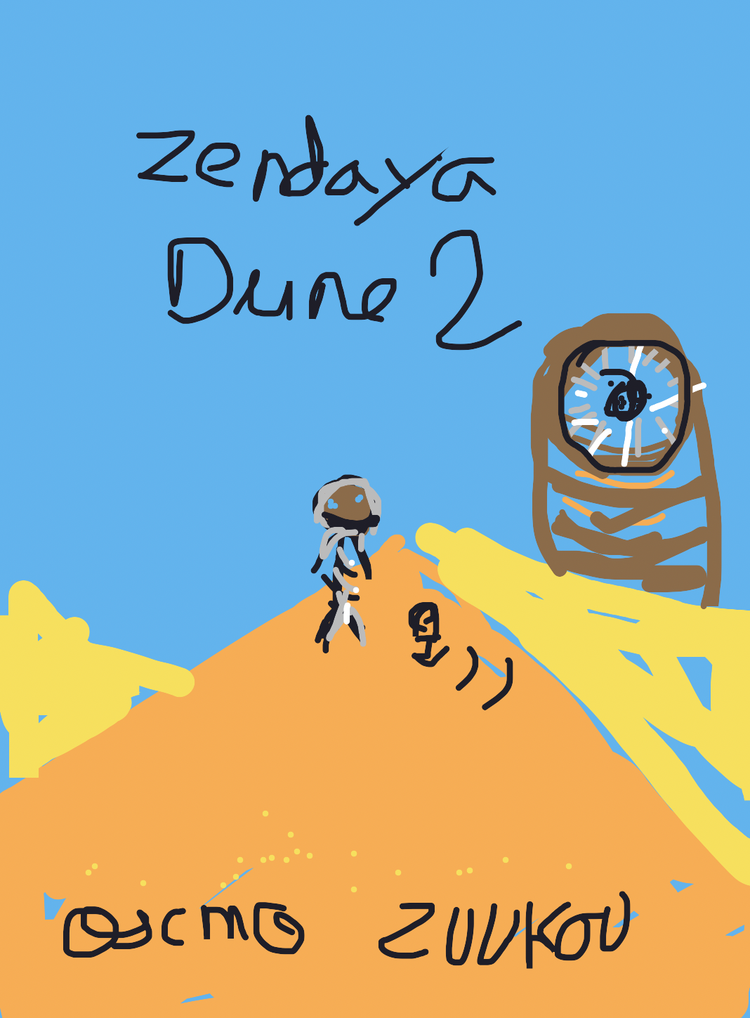 My Musique du moment — a one-shot sketch by ThickbilledVireo8093 on The Midnight Gallery daily drawing app.