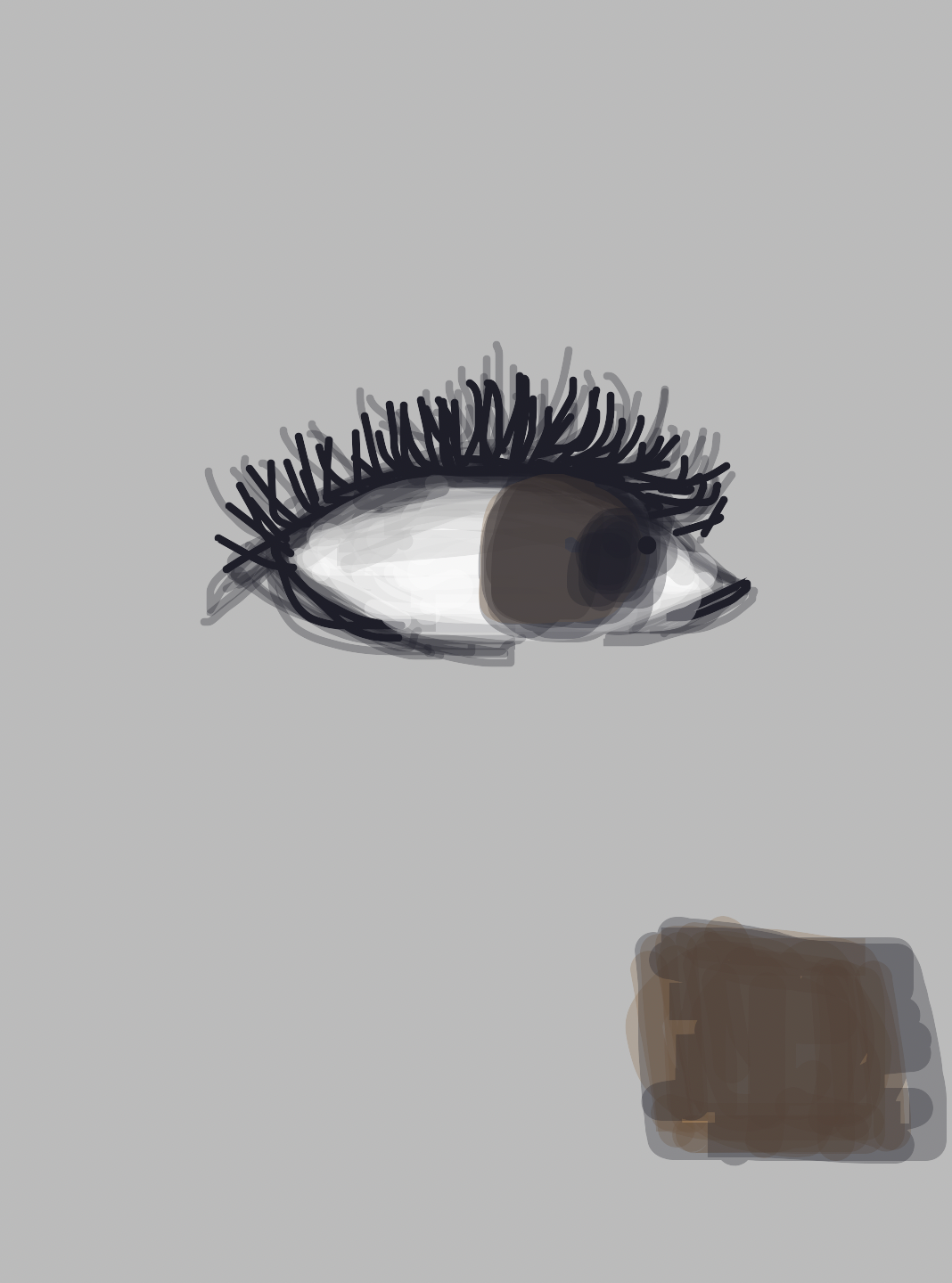 My Couleur de mes yeux — a one-shot sketch by xanesan on The Midnight Gallery daily drawing app.