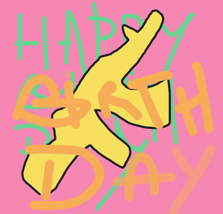 My Souhaite moi joyeux anniversaire — a one-shot sketch by IndigoSnake on The Midnight Gallery daily drawing app.