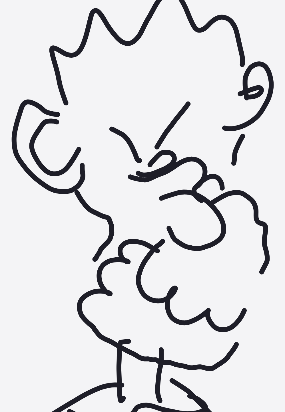 My truc nul que je sais faire — a one-shot sketch by Bicycloraptor on The Midnight Gallery daily drawing app.