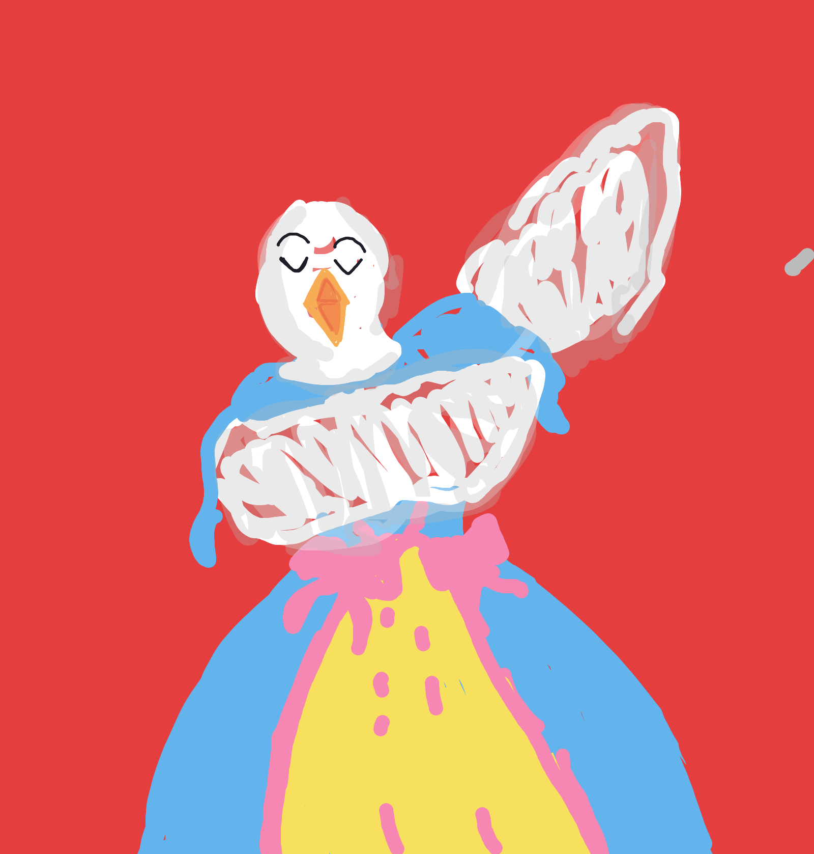 My Cygne comme chanteur d'opéra — a one-shot sketch by Palomino on The Midnight Gallery daily drawing app.