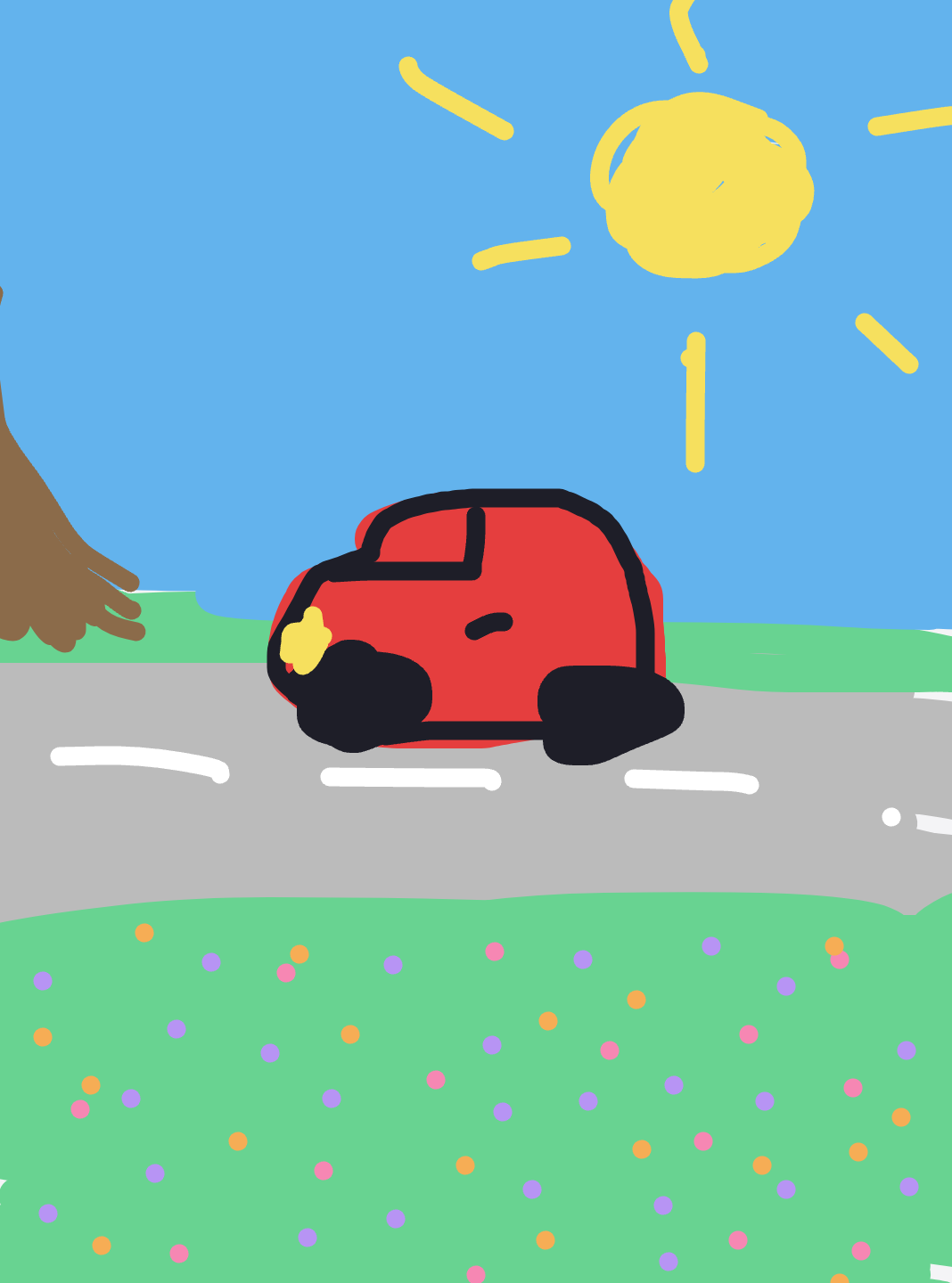 My Car — a one-shot sketch by FleshfootedShearwater on The Midnight Gallery daily drawing app.