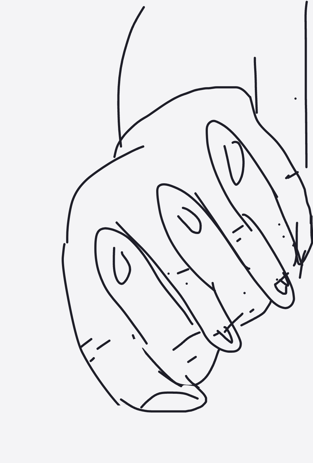 My Two people holding hands — a one-shot sketch by Ztuck0 on The Midnight Gallery daily drawing app.
