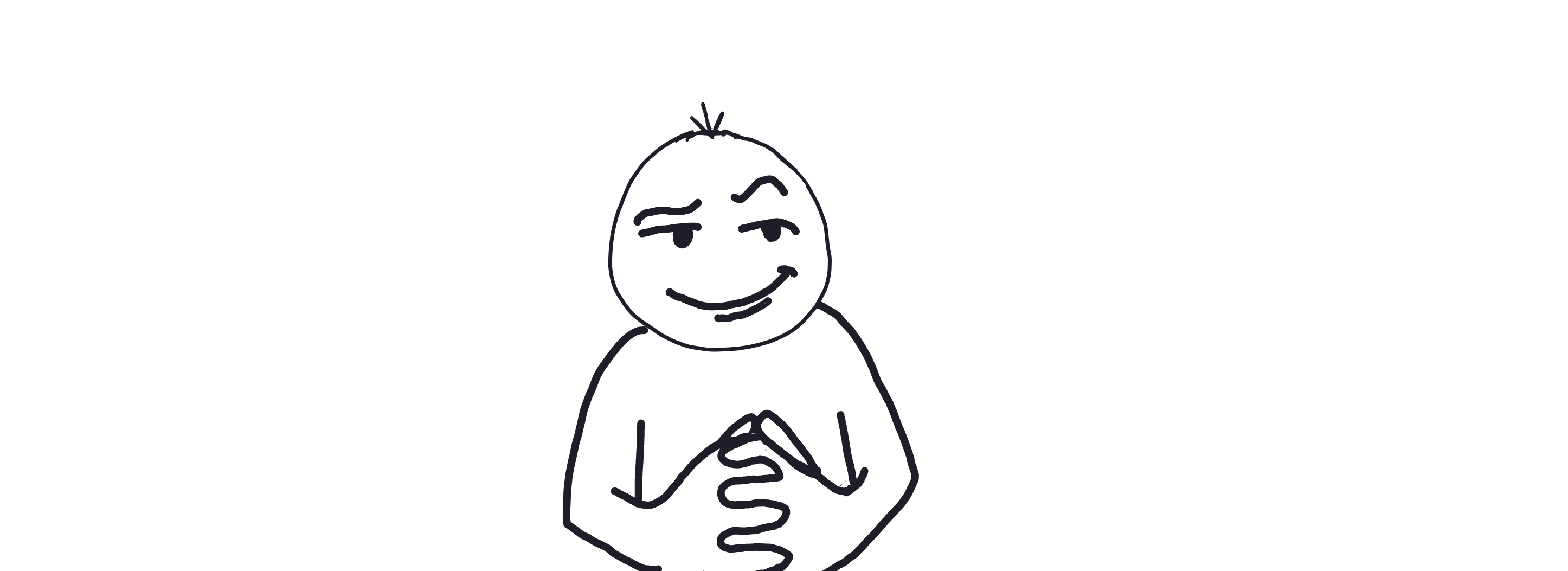 😏 — a one-shot sketch by rdi on The Midnight Gallery daily drawing app.
