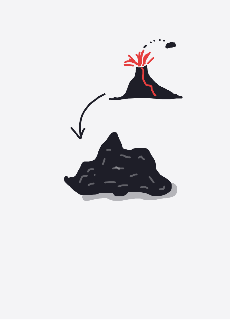 Basalte — a one-shot sketch by ChrysTelam on The Midnight Gallery daily drawing app.