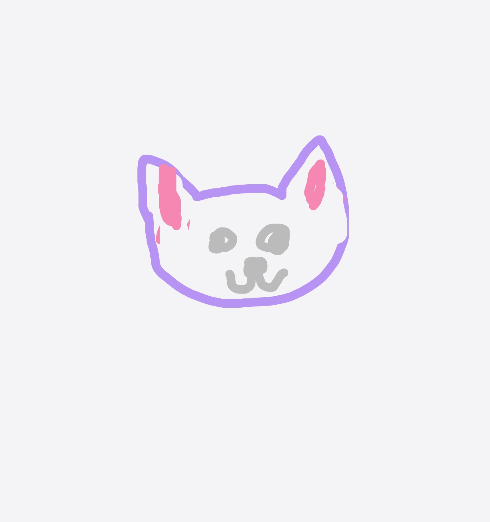 Cat — a one-shot sketch by ScaryMalayanLongglandedCoralSnake1884 on The Midnight Gallery daily drawing app.