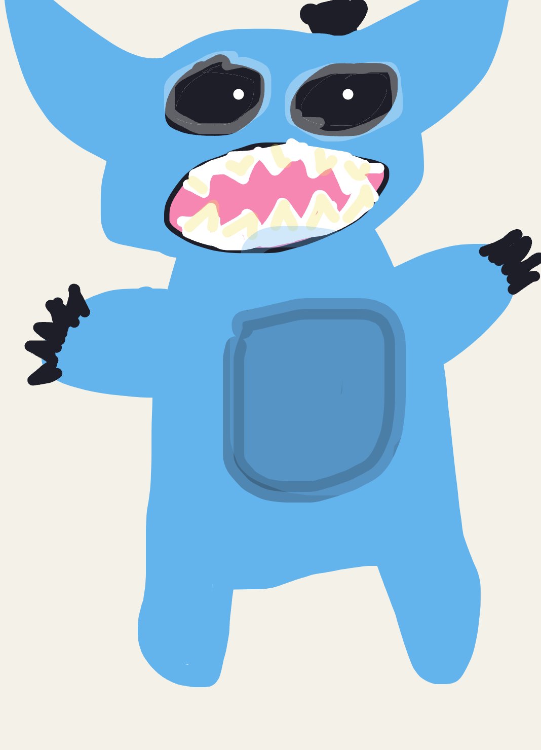 Lilo et stitch — a one-shot sketch by The Creator on The Midnight Gallery daily drawing app.