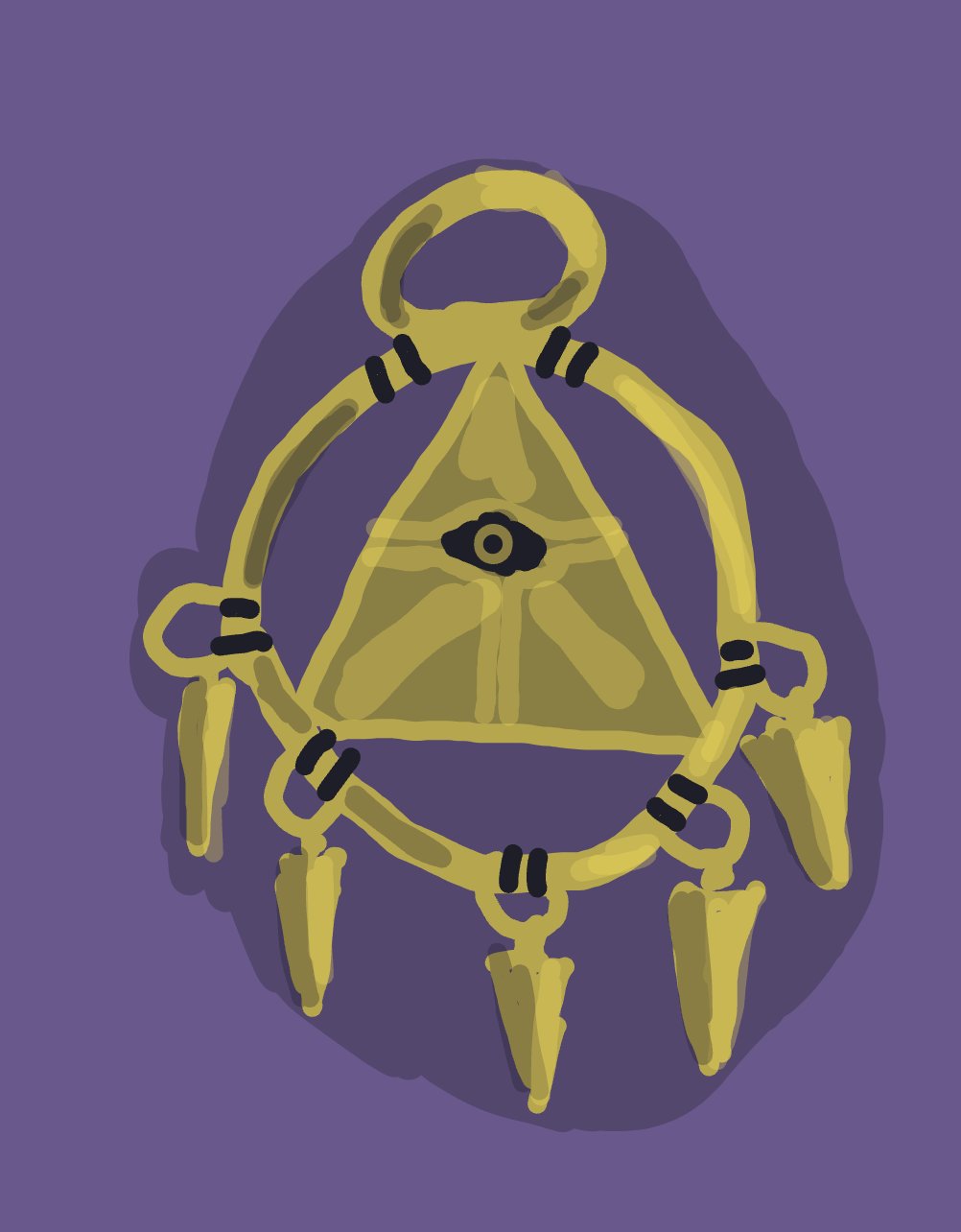 Millenium’s eye — a one-shot sketch by Nnes on The Midnight Gallery daily drawing app.