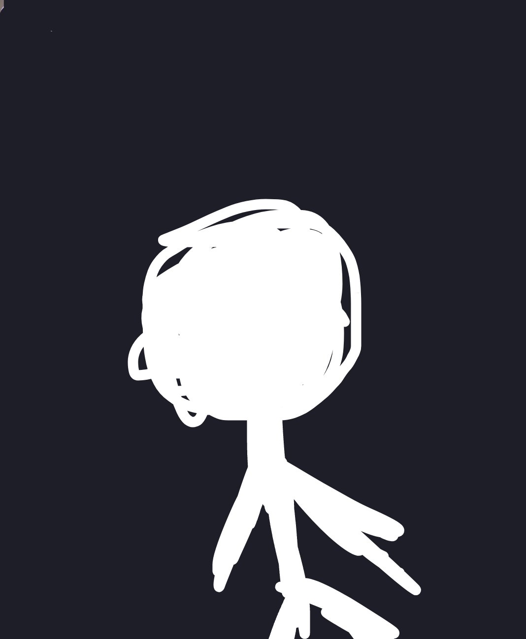 My Astronaut falls into black hole — a one-shot sketch by The Creator on The Midnight Gallery daily drawing app.