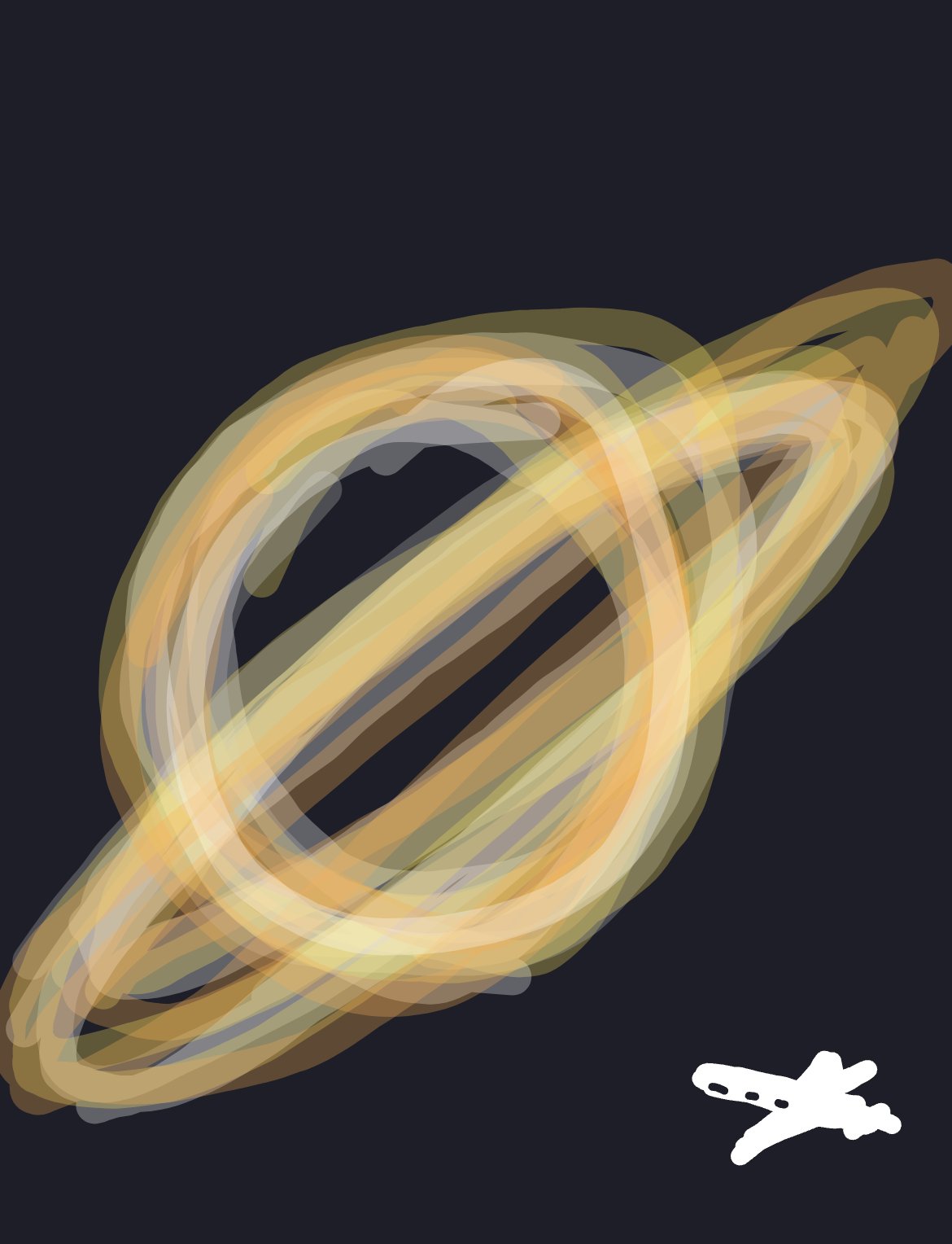 My  Astronaute tombant dans un trou noir — a one-shot sketch by SilesianHorse on The Midnight Gallery daily drawing app.