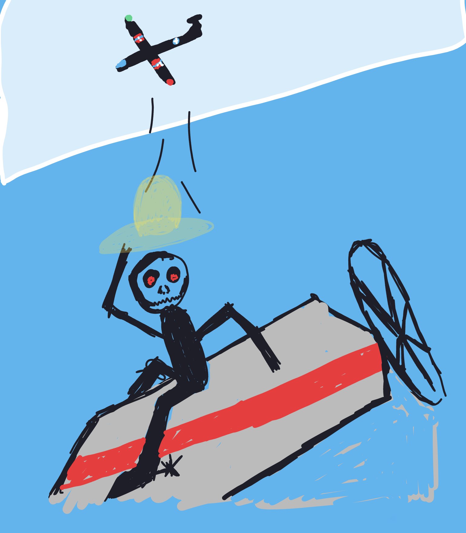 My Atomic bomb — a one-shot sketch by DevotedMasaiLion9892 on The Midnight Gallery daily drawing app.