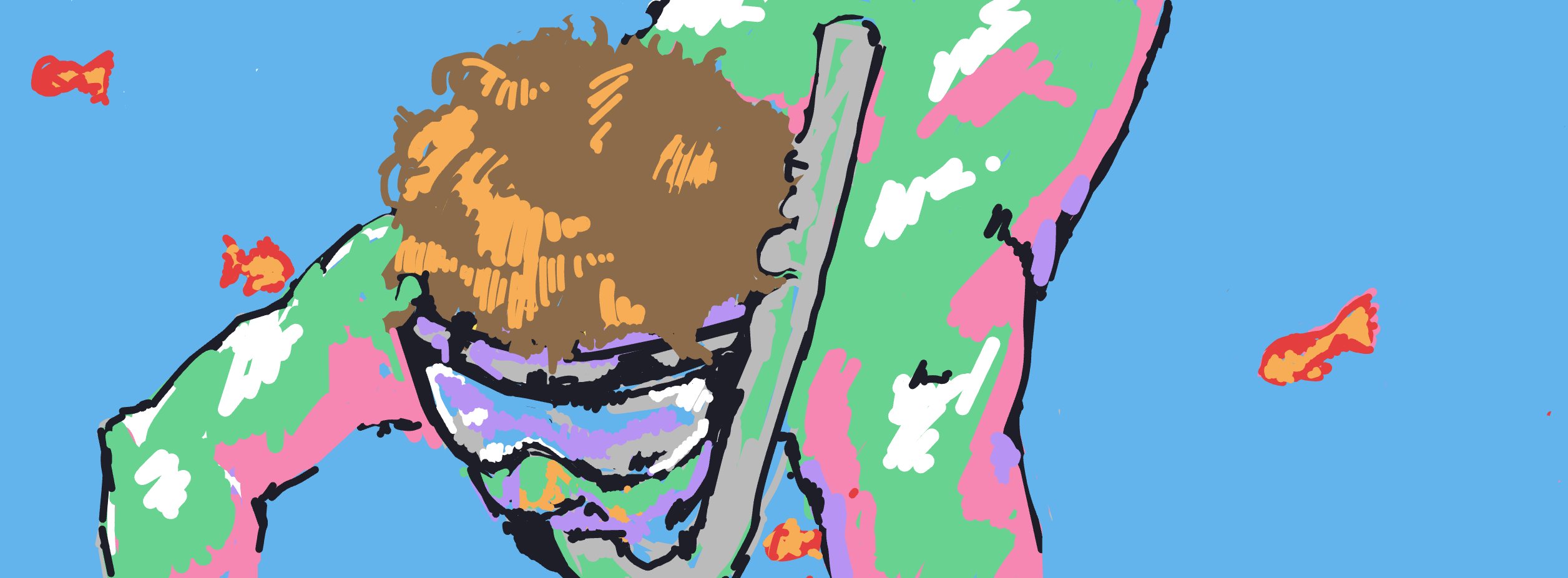 My Best childhood moment — a one-shot sketch by durinx on The Midnight Gallery daily drawing app.