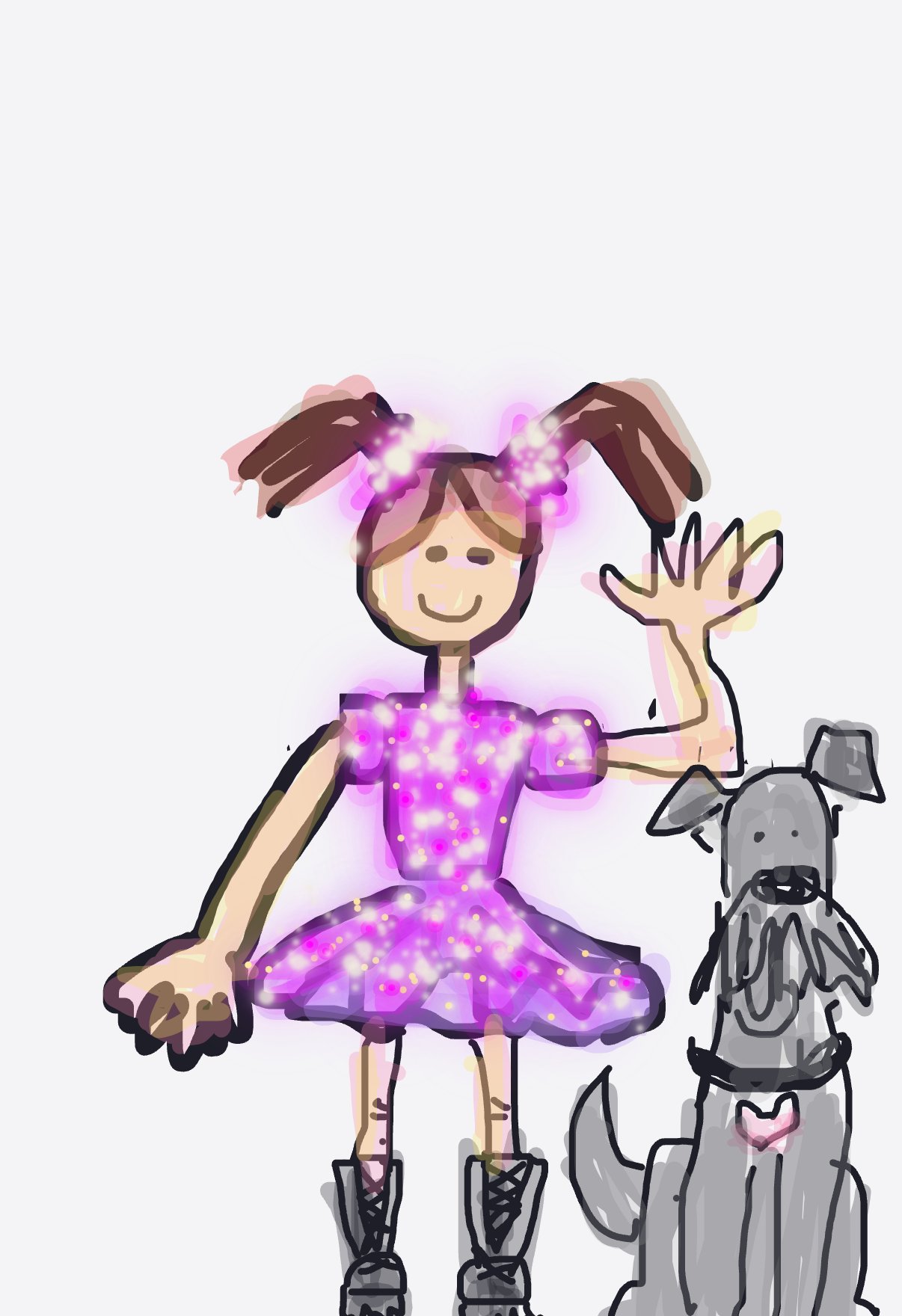 My Best childhood moment — a one-shot sketch by MadCreative on The Midnight Gallery daily drawing app.