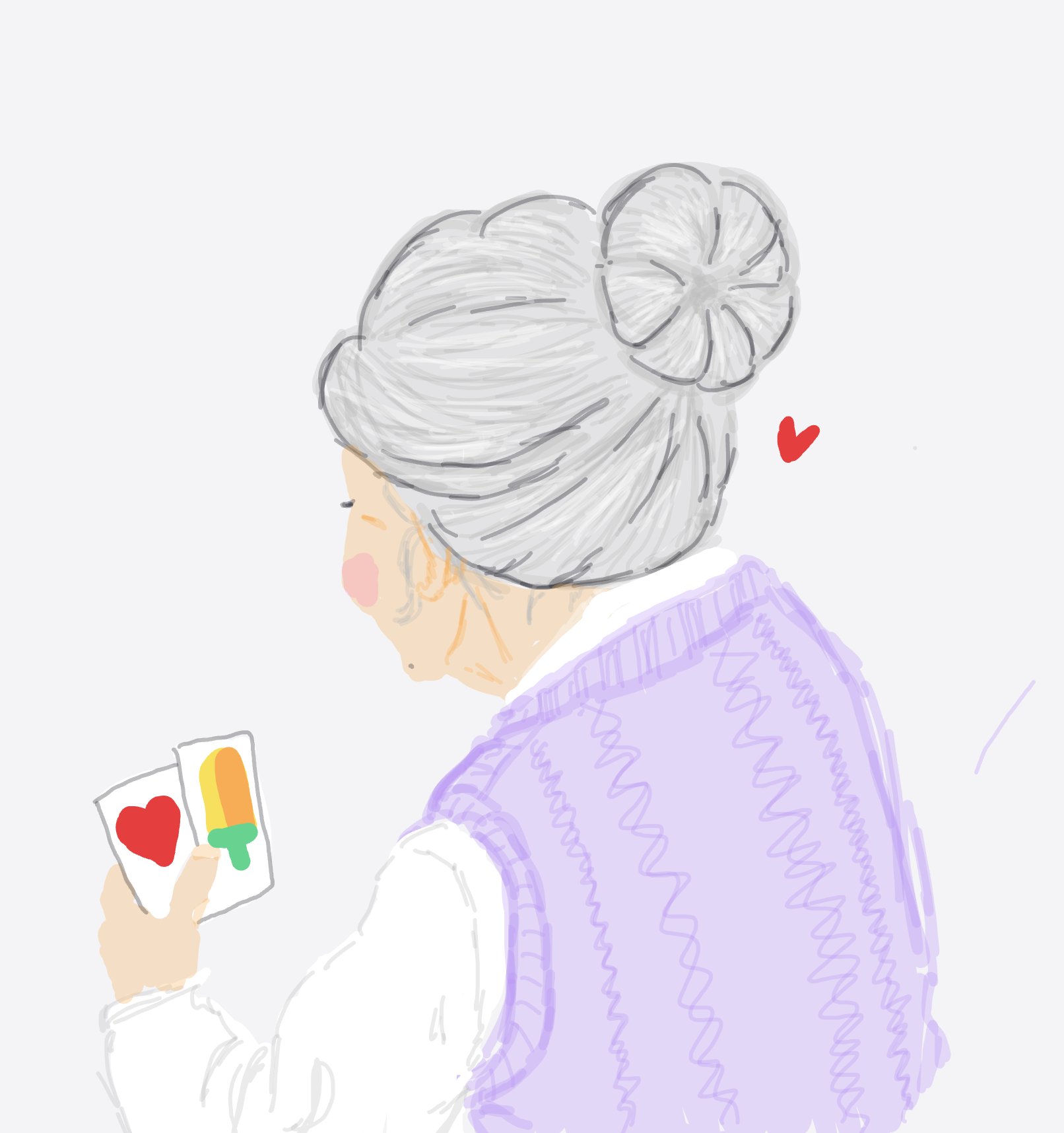 My Best childhood moment — a one-shot sketch by Mizzie on The Midnight Gallery daily drawing app.
