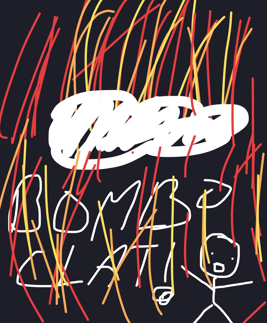 My Bombe atomique — a one-shot sketch by Cerise971 on The Midnight Gallery daily drawing app.