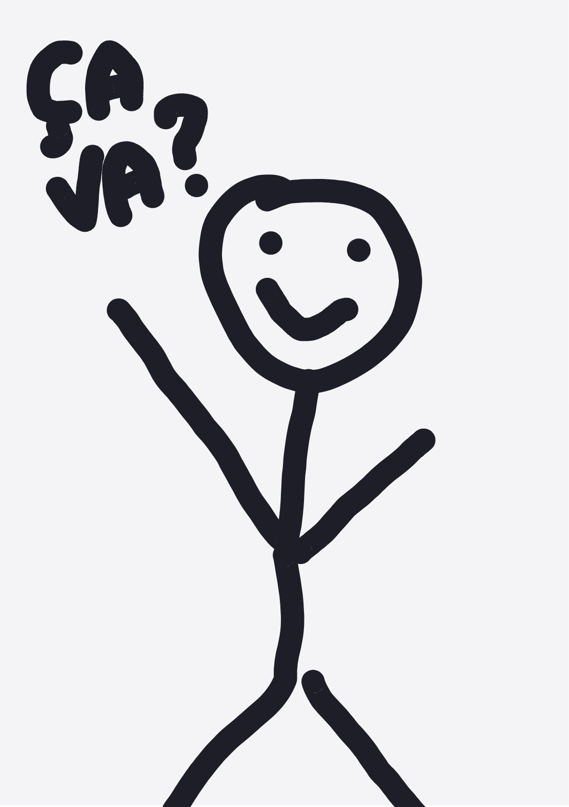 My Bonjour dans ma langue — a one-shot sketch by daisyxcore on The Midnight Gallery daily drawing app.