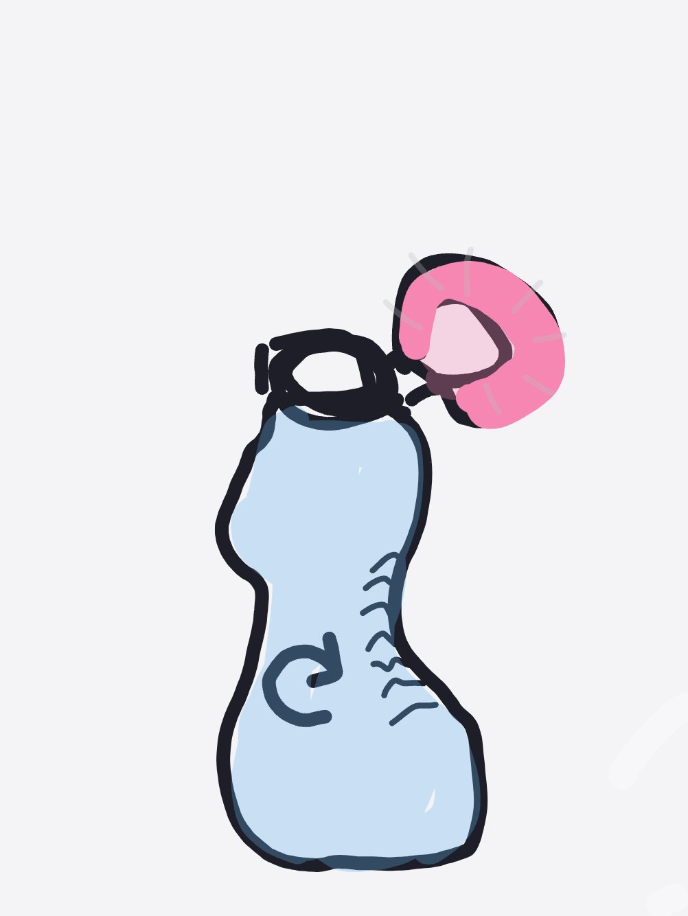 My Bottle of water — a one-shot sketch by Bunny on The Midnight Gallery daily drawing app.