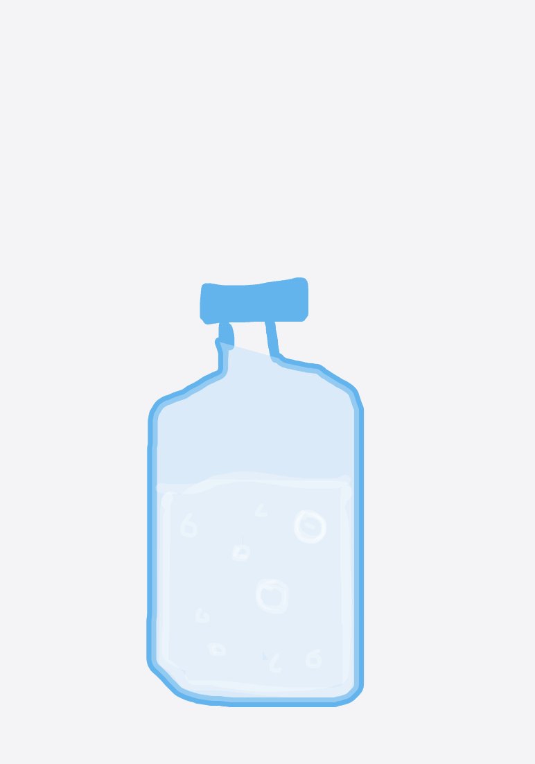 My Bouteille d’eau — a one-shot sketch by ChrysTelam on The Midnight Gallery daily drawing app.