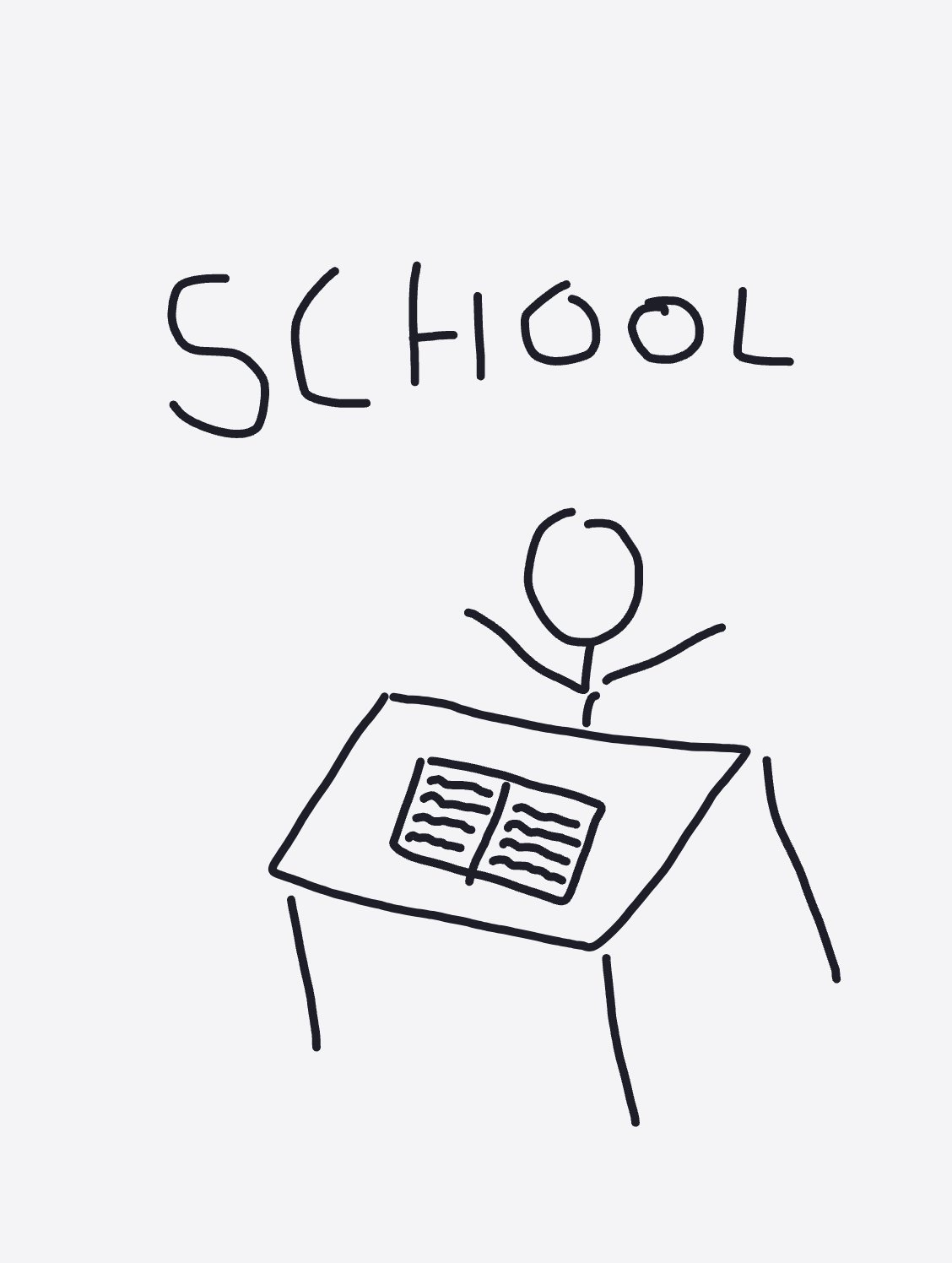 My Ça fait quoi aujourd’hui ? — a one-shot sketch by daisyxcore on The Midnight Gallery daily drawing app.