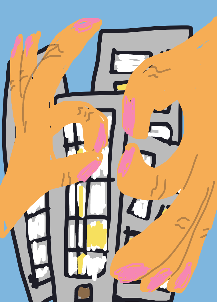My Ça vient d’où ? — a one-shot sketch by monade on The Midnight Gallery daily drawing app.