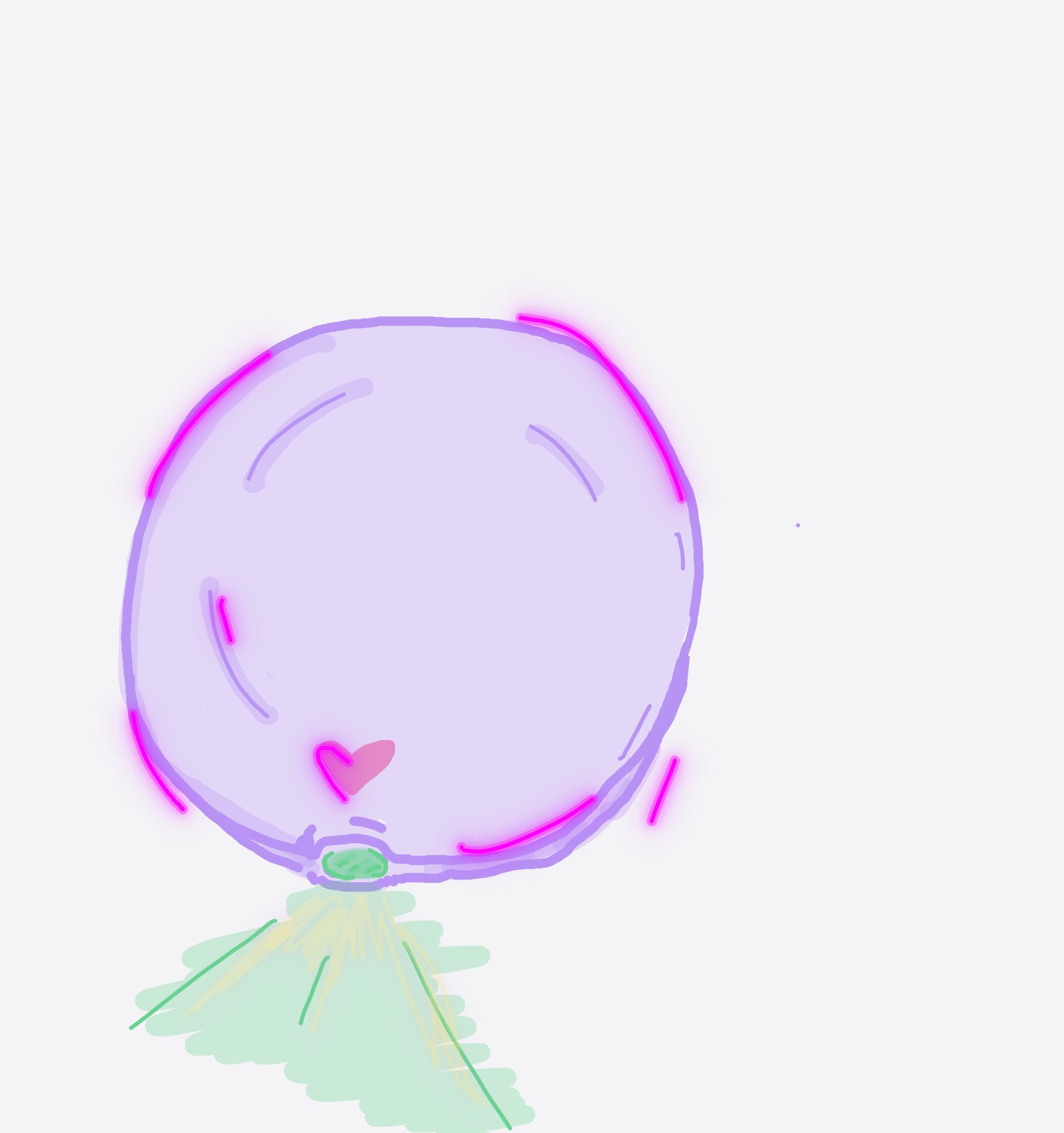 My Cercle parfait — a one-shot sketch by Palomino on The Midnight Gallery daily drawing app.