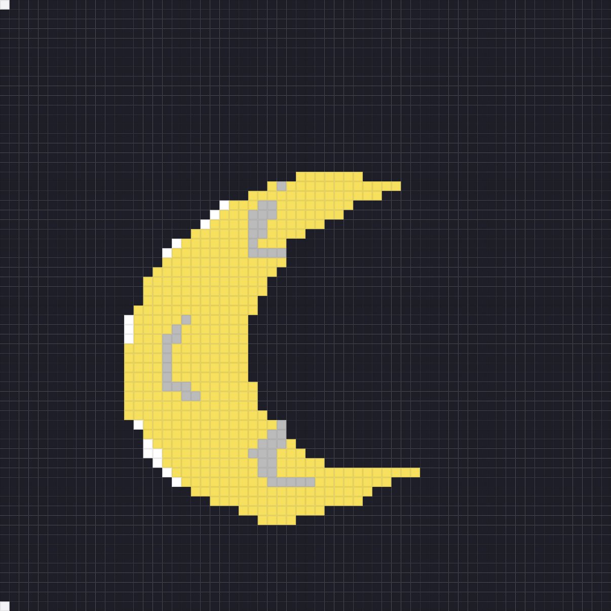 My Crescent moon — a one-shot sketch by MadCreative on The Midnight Gallery daily drawing app.