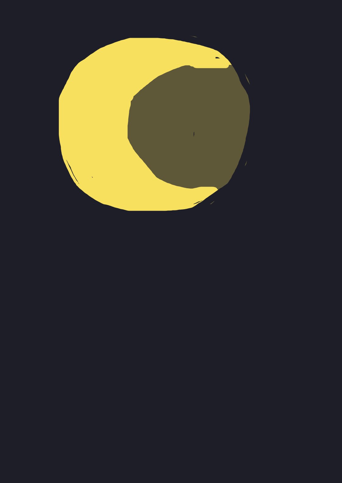 My Crescent moon — a one-shot sketch by TrueCinnamon9071 on The Midnight Gallery daily drawing app.