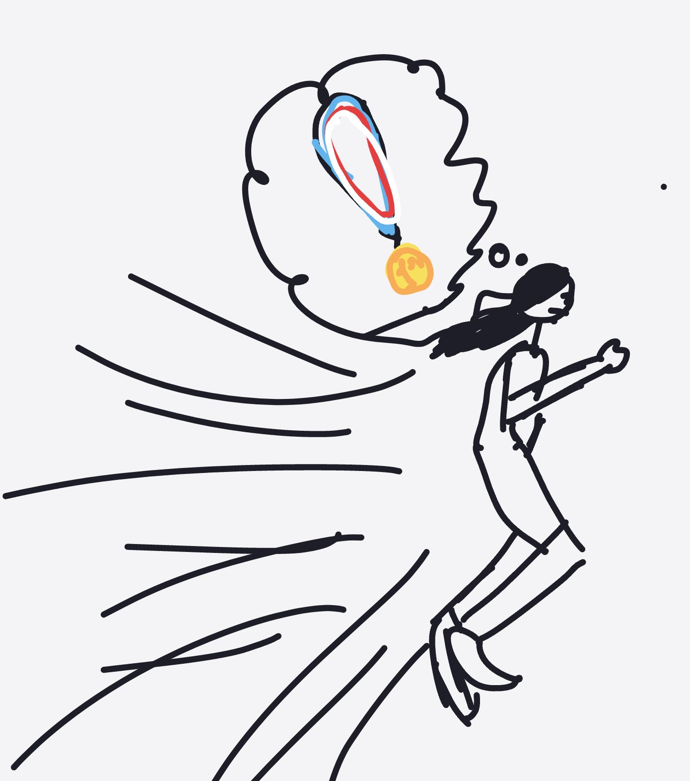 My Dynamic movement — a one-shot sketch by AustereNovaScotiaDuckTollingRetriever6945 on The Midnight Gallery daily drawing app.