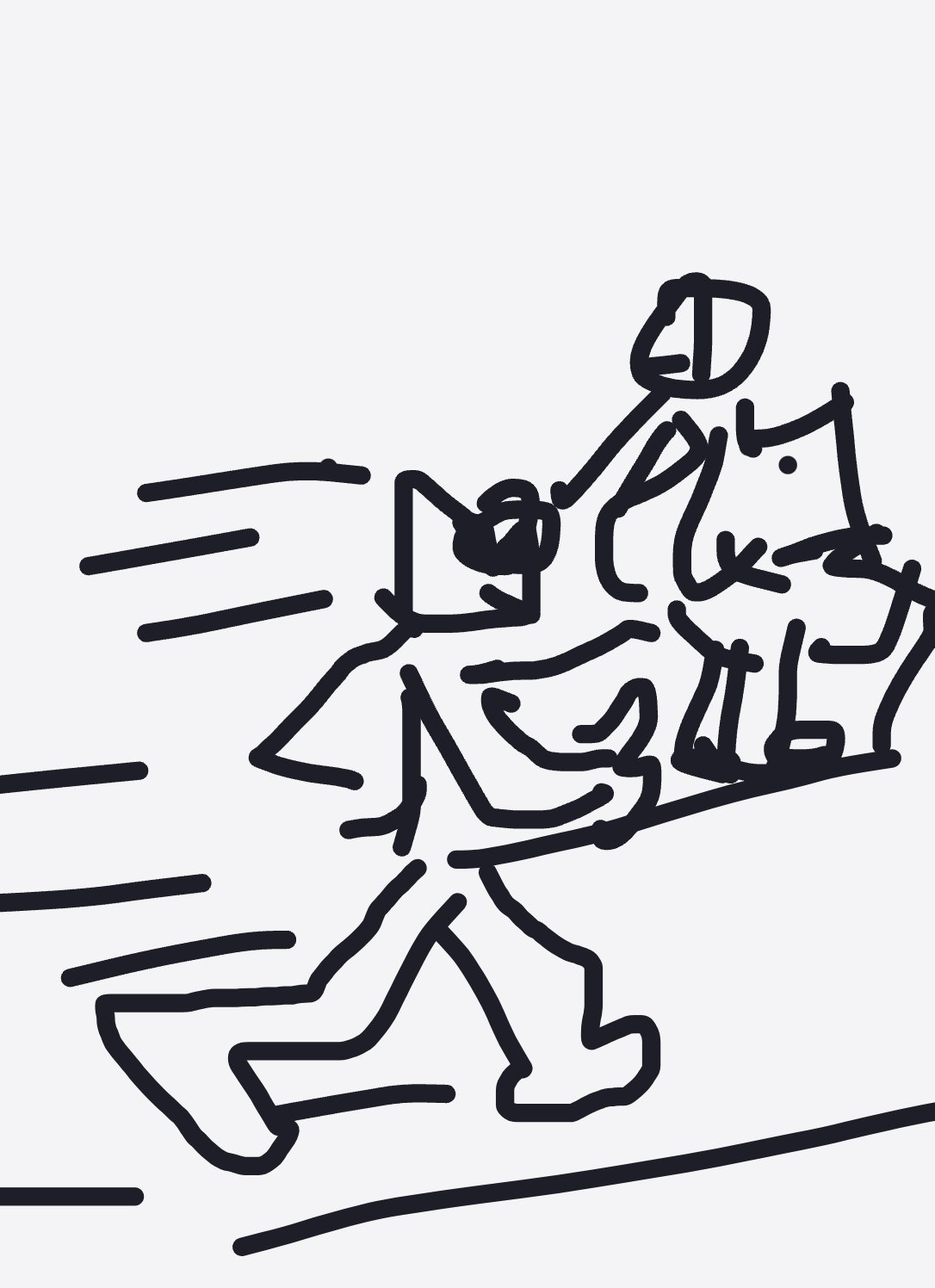 My Dynamic movement — a one-shot sketch by CleanSouthernAfricanAnchovy2898 on The Midnight Gallery daily drawing app.